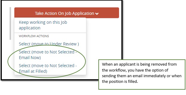 Take Action On Job Application picture