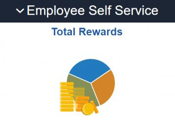 Total Rewards tile in the Employee Self Service portal