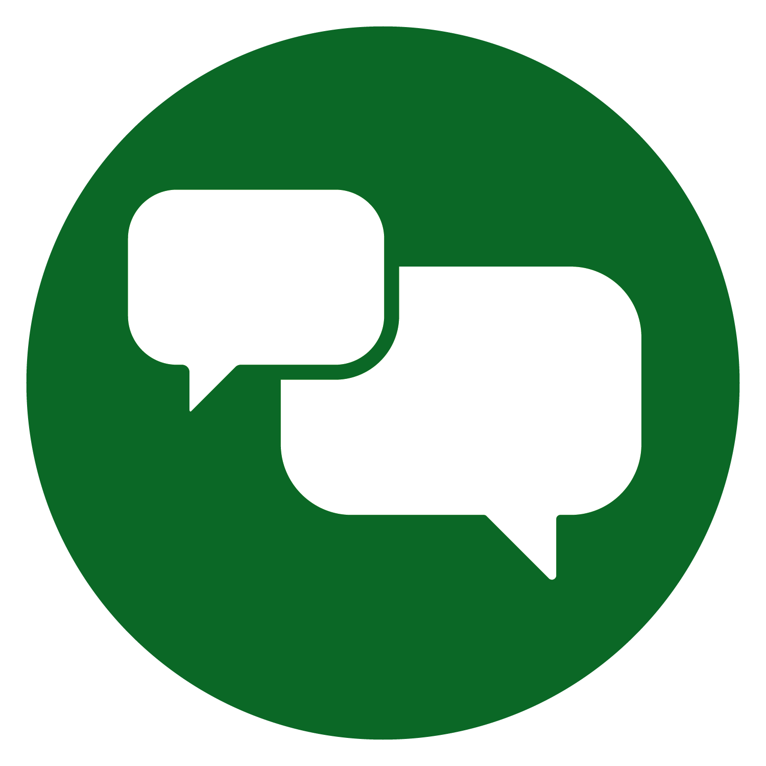 Ask an Expert icon showing two speech bubbles
